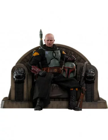 Star Wars The Mandalorian Figura 1/6 Boba Fett (Repaint Armor) and Throne 30 cm
