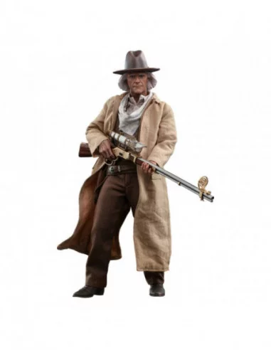 Regreso al futuro III Figura Movie Masterpiece 1/6 Doc Brown 32 cm