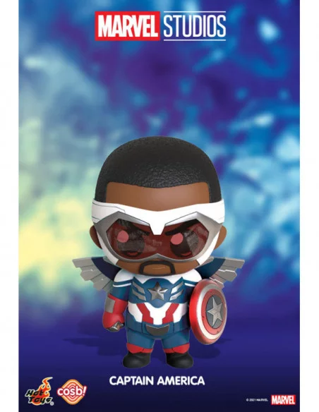 Falcon y el Soldado de Invierno Minifigura Cosbi Captain America 8 cm