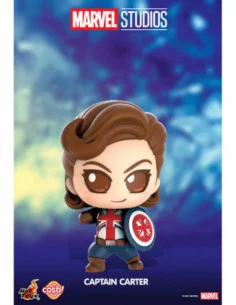¿Qué pasaría si...? Minifigura Cosbi Captain Carter 8 cm