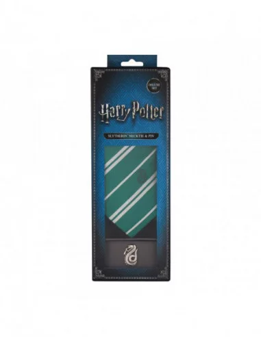 Harry Potter Set Deluxe de Corbata & Pin Slytherin