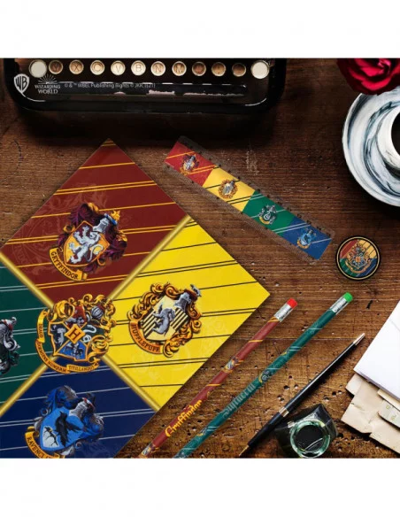 Harry Potter Juego Para Escribir de 6 Piezas Hogwarts Houses