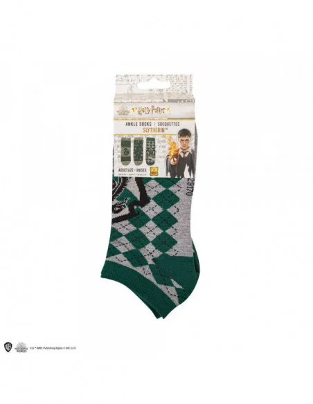 Harry Potter Pack de 3 Pares de calcetines tobilleros Slytherin