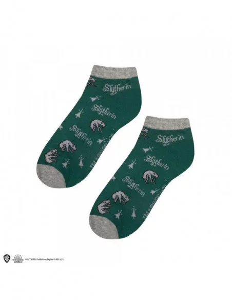 Harry Potter Pack de 3 Pares de calcetines tobilleros Slytherin