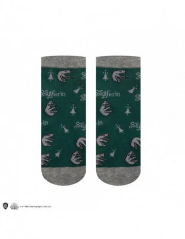 Harry Potter Pack de 3 Pares de calcetines tobilleros Slytherin