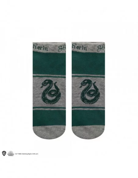 Harry Potter Pack de 3 Pares de calcetines tobilleros Slytherin