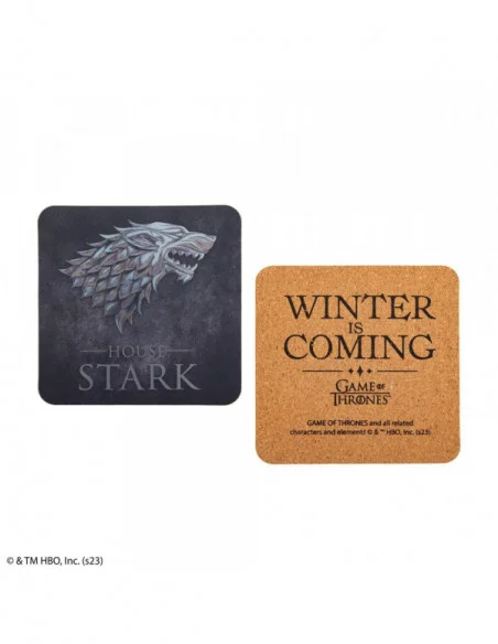 Juego de Tronos Pack de 4 Medallóns Sigil Juego de Tronos Pack de 4 Medallóns Sigil