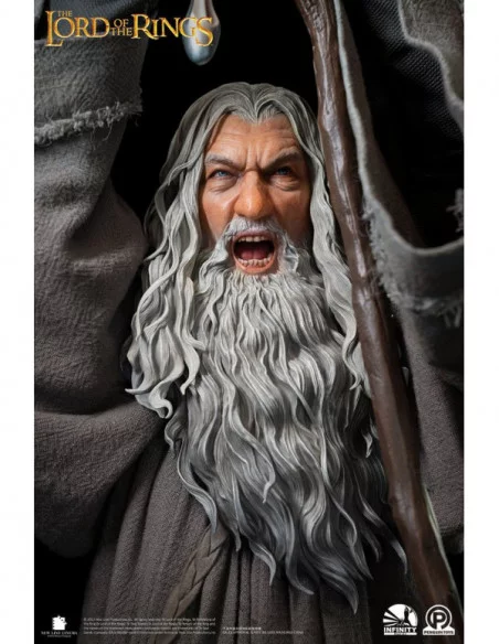 El Señor de los Anillos Estatua 1/2 Master Forge Series Gandalf el gris Premium Edition 156 cm