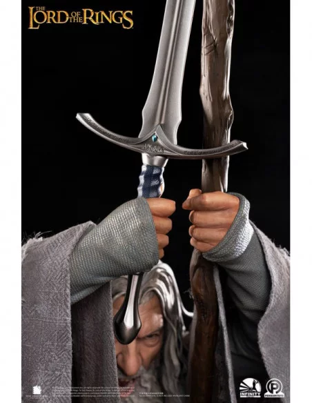 El Señor de los Anillos Estatua 1/2 Master Forge Series Gandalf el gris Premium Edition 156 cm