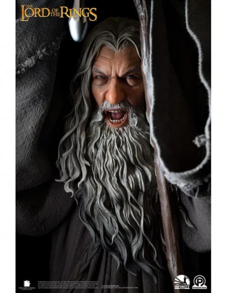El Señor de los Anillos Estatua 1/2 Master Forge Series Gandalf el gris Premium Edition 156 cm