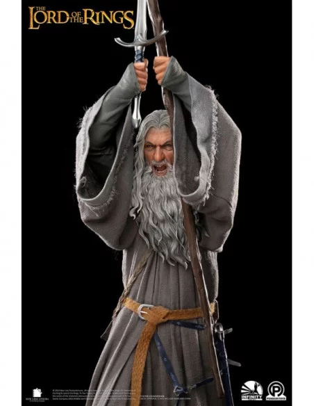 El Señor de los Anillos Estatua 1/2 Master Forge Series Gandalf el gris Premium Edition 156 cm