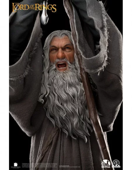 El Señor de los Anillos Estatua 1/2 Master Forge Series Gandalf el gris Premium Edition 156 cm