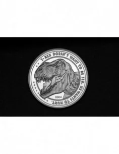 Jurassic Park Moneda 25th Anniversary T-Rex Silver Edition