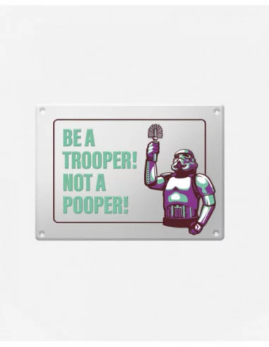 Original Stormtrooper cartel de metal Stormpooper