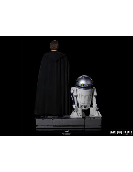 Star Wars The Mandalorian Estatua Legacy Replica 1/4 Luke Skywalker, R2-D2 & Grogu 54 cm