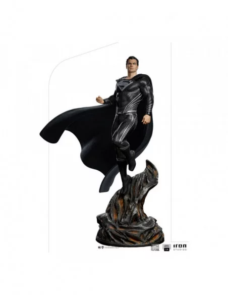 Zack Snyder's Justice League Estatua Art Scale 1/4 Superman Black Suit 69 cm