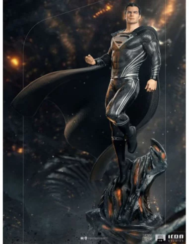 Zack Snyder's Justice League Estatua Art Scale 1/4 Superman Black Suit 69 cm