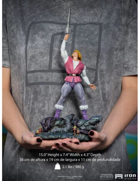Masters of the Universe Estatua 1/10 Art Scale Prince Adam 38 cm Masters of the Universe Estatua 1/10 Art Scale Prince Adam 38 cm