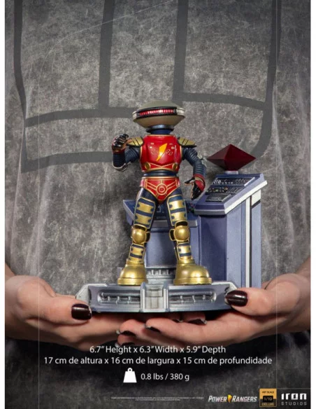 Power Rangers Estatua 1/10 Deluxe Art Scale Alpha 5 17 cm Power Rangers Estatua 1/10 Deluxe Art Scale Alpha 5 17 cm