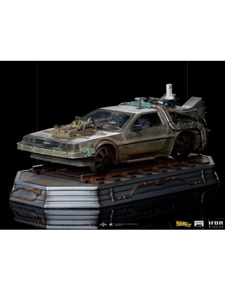 Regreso al Futuro III Estatua 1/10 Art Scale DeLorean 57 cm Regreso al Futuro III Estatua 1/10 Art Scale DeLorean 57 cm