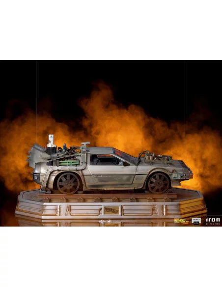 Regreso al Futuro III Estatua 1/10 Art Scale DeLorean 57 cm Regreso al Futuro III Estatua 1/10 Art Scale DeLorean 57 cm