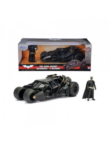 DC Comics Vehículo 1/24 Batman The Dark Knight Batmobile