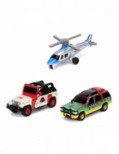 Jurassic World Pack de 3 mini vehículos Nano Hollywood Cars Diecast