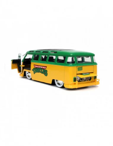 Teenage Mutant Ninja Turtles Vehículo 1/24 Hollywood Rides 1962 VW Bus con Leonardo Figura