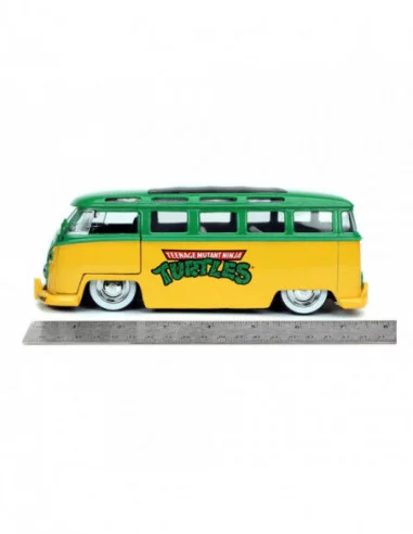 Teenage Mutant Ninja Turtles Vehículo 1/24 Hollywood Rides 1962 VW Bus con Leonardo Figura