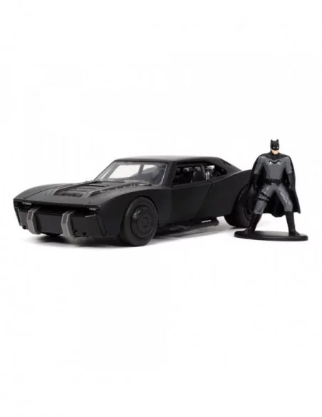 Batman 2022 Vehículo 1/32 Hollywood Rides 2022 Batmobile con Figura