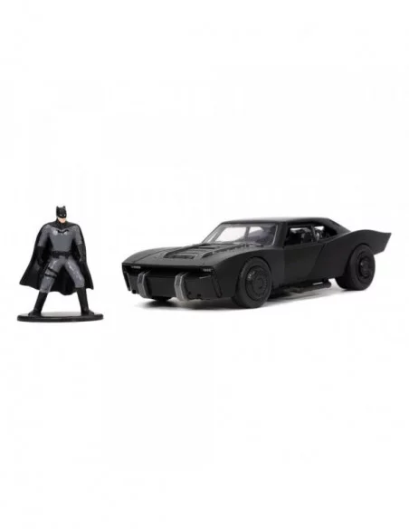 Batman 2022 Vehículo 1/32 Hollywood Rides 2022 Batmobile con Figura