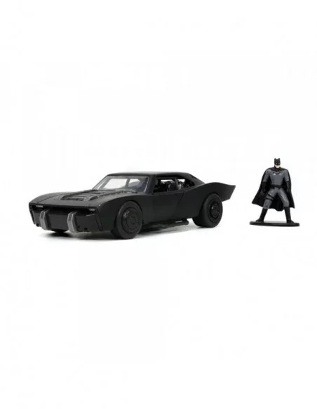 Batman 2022 Vehículo 1/32 Hollywood Rides 2022 Batmobile con Figura