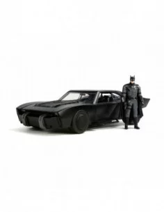 Batman 2022 Vehículo 1/18 Hollywood Rides 2022 Batmobile con Figura