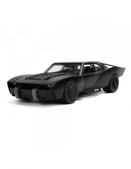 Batman 2022 Vehículo 1/18 Hollywood Rides 2022 Batmobile con Figura