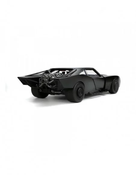 Batman 2022 Vehículo 1/18 Hollywood Rides 2022 Batmobile con Figura