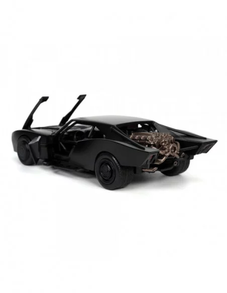 Batman 2022 Vehículo 1/24 Hollywood Rides 2022 Batmobile con Figura