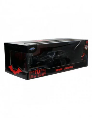 Batman 2022 Vehículo 1/24 Hollywood Rides 2022 Batmobile con Figura