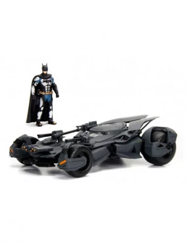 Justice League Vehículo 1/24 2017 Batmobile con Figura