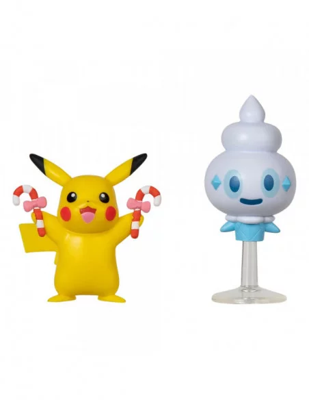 Pokémon Pack de 2 Figuras Battle Figure Set Edición Navideña: Pikachu, Vanillite