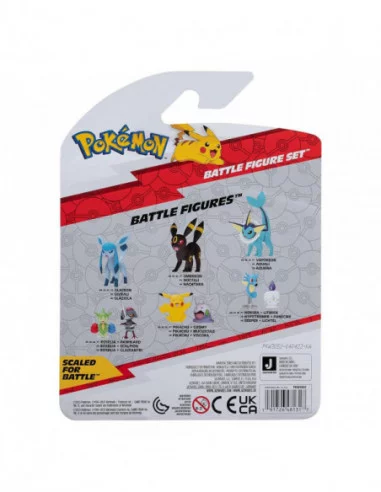 Pokémon Pack de 3 Figuras Battle Figure Set Kabuto, Charmander, Metang