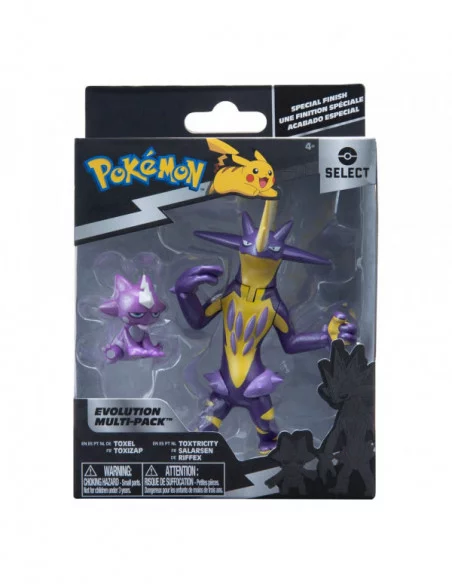Pokémon Pack de 2 Figuras Select Evolution Toxel, Toxtricity Pokémon Pack de 2 Figuras Select Evolution Toxel, Toxtricity