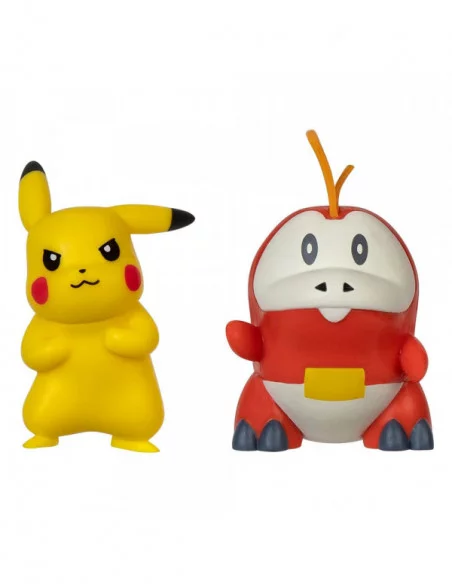 Pokémon Gen IX Pack de 2 Minifiguras Battle Figure Pack Pikachu & Fuecoco 5 cm