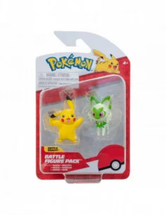 Pokémon Gen IX Pack de 2 Minifiguras Battle Figure Pack Pikachu & Sprigatito 5 cm 2