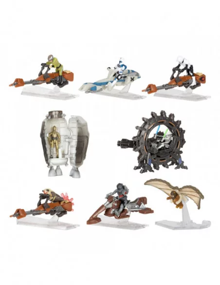 Star Wars Micro Galaxy Squadron Vehículos 5 cm Surtido con Figuras Scout Class (12)