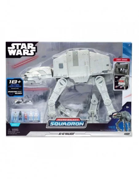 Star Wars Micro Galaxy Squadron Feature Vehículo con Figuras Assault Class AT-AT 24 cm