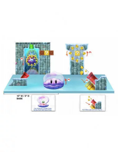 World of Nintendo Super Mario Escenario de Juego Deluxe Underwater