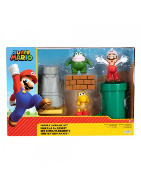 World of Nintendo Super Mario Diorama Set Desierto