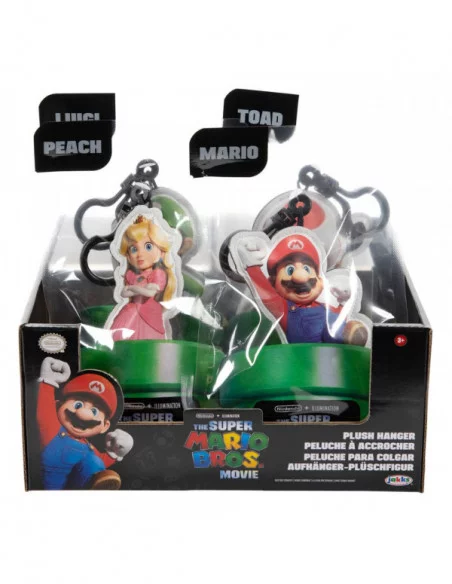 Super Mario Bros. La película Llaveros Peluche 8 cm Surtido (12)
