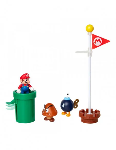 World of Nintendo Super Mario Diorama Set Acorn Plains World of Nintendo Super Mario Diorama Set Acorn Plains