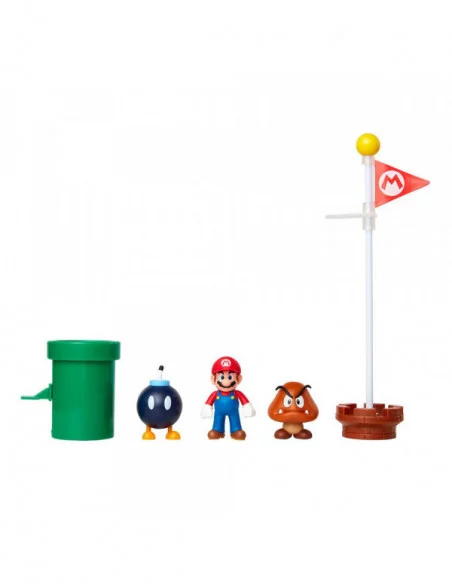 World of Nintendo Super Mario Diorama Set Acorn Plains World of Nintendo Super Mario Diorama Set Acorn Plains